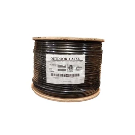 Bestlink Netware CAT5e UTP Direct Burial Outdoor Cable- 1000ft- Black 100917BK